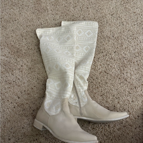 Free People Bren Textile Slouch Boots - Picture 4 of 6